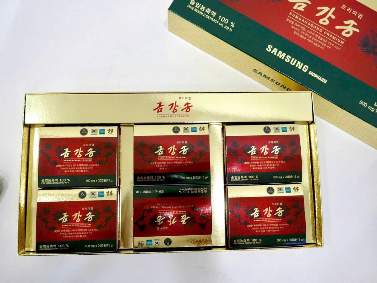 TINH DẦU THÔNG ĐỎ KUMGANGSONG 180V